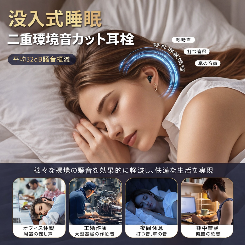 CALMERO®がもたらす、真の静寂。