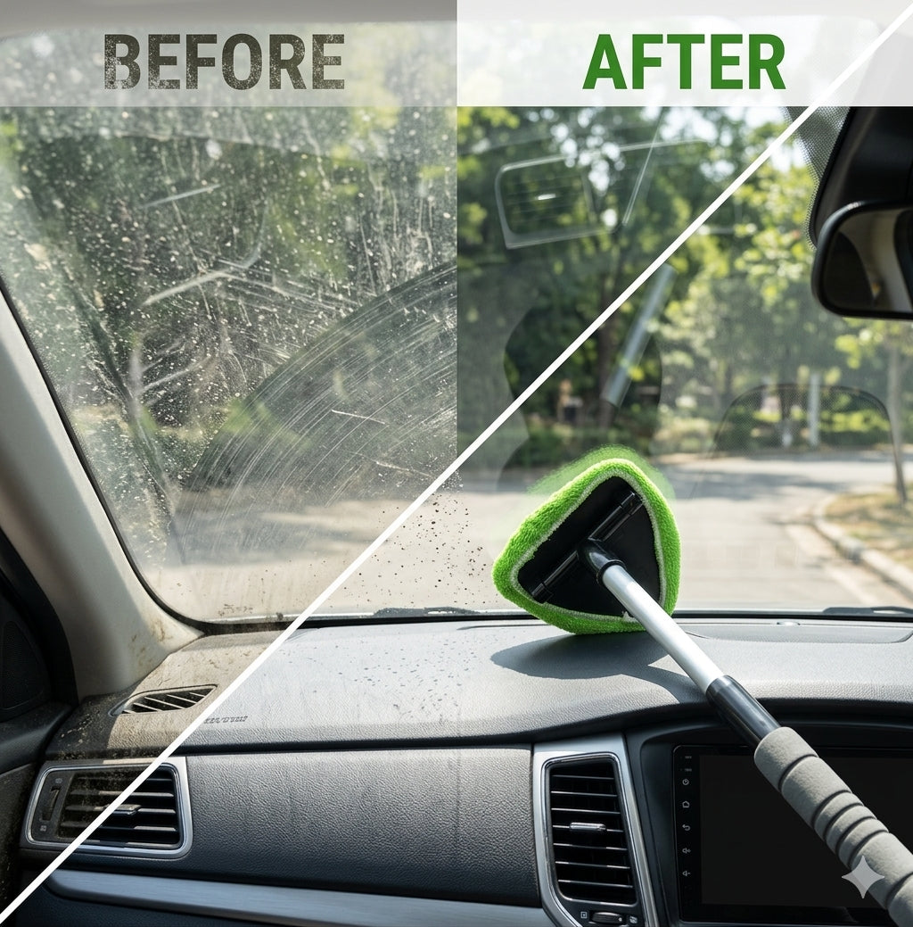 まだ手でフロントガラスを拭いていますか？