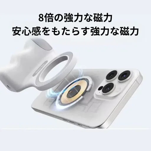 SnapGrip™ マグネット式カメラグリップ