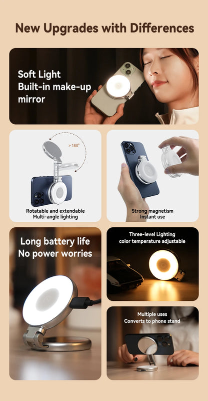 SnapGrip™ マグネット式カメラグリップ