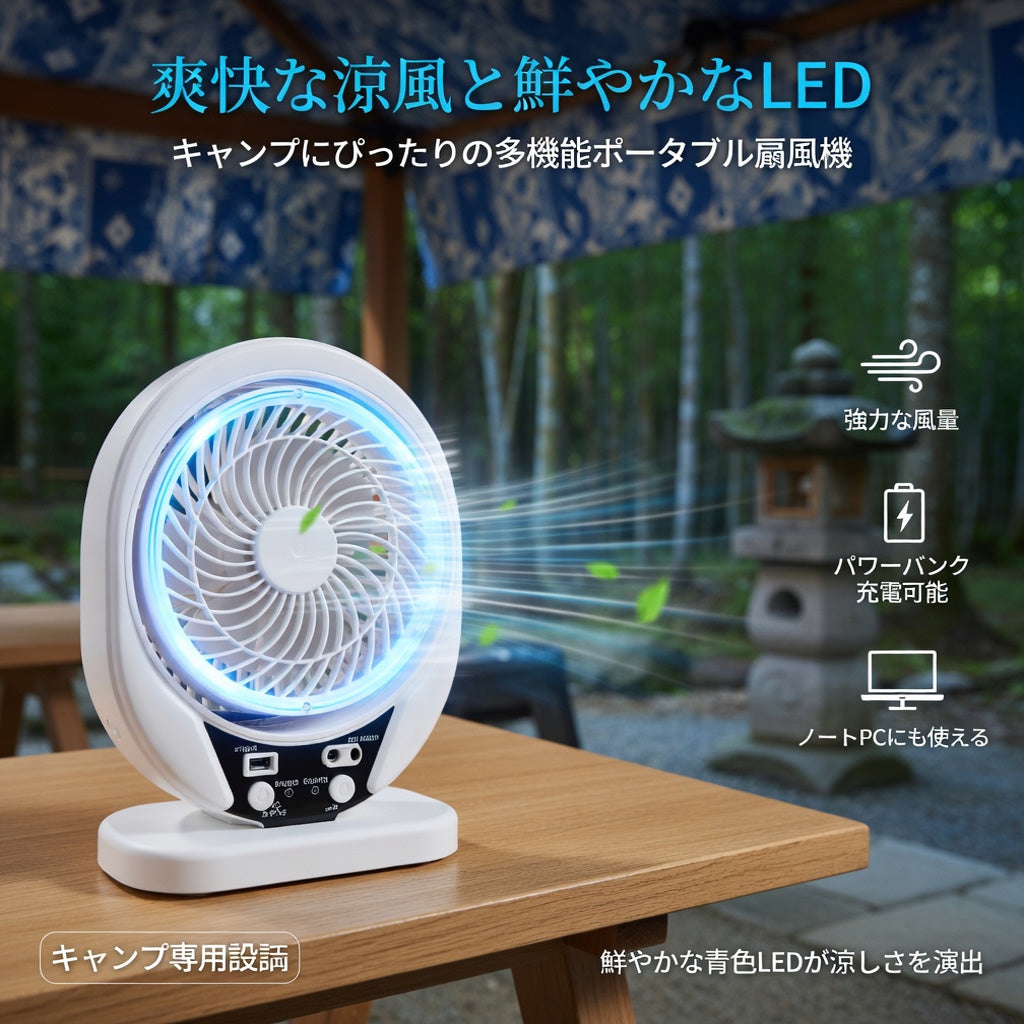 SolarAire™ 太陽充電式扇風機